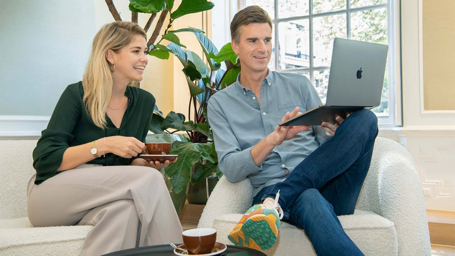 Natives Eline de Wit en Ron Voortman