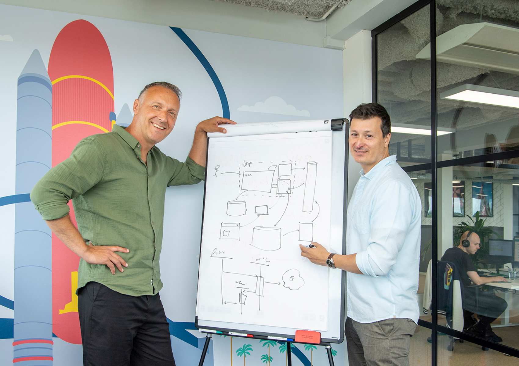 L.Leurink CEO en S.Hirschfeld CTO Tiqets